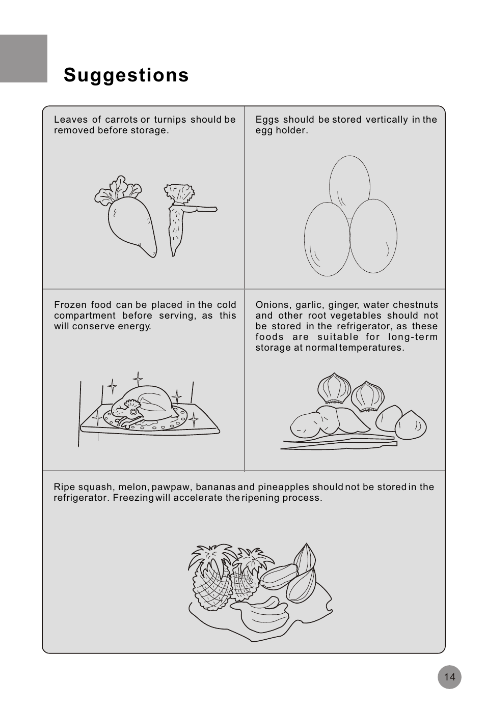 Т³гж 16, Suggestions | haier HRF-516FKA User Manual | Page 16 / 26