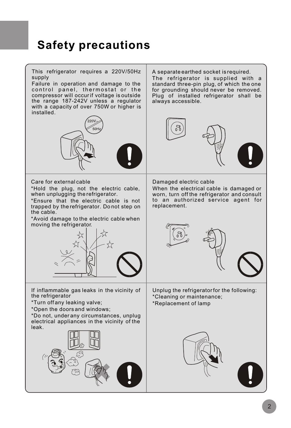 Т³гж 4, Safety precautions | haier HRF-516FKA User Manual | Page 4 / 26