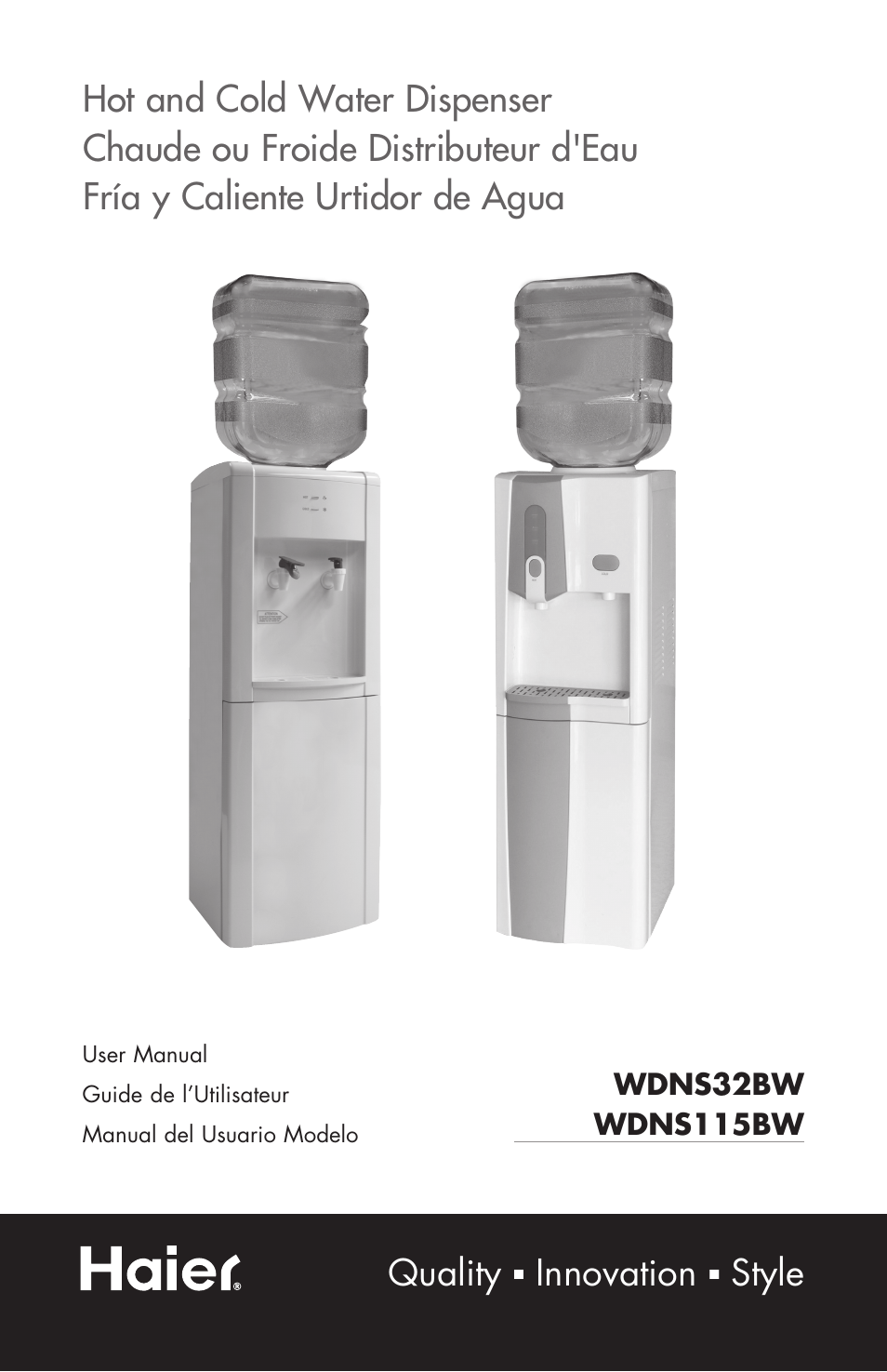 haier WDNS32BW User Manual | 38 pages