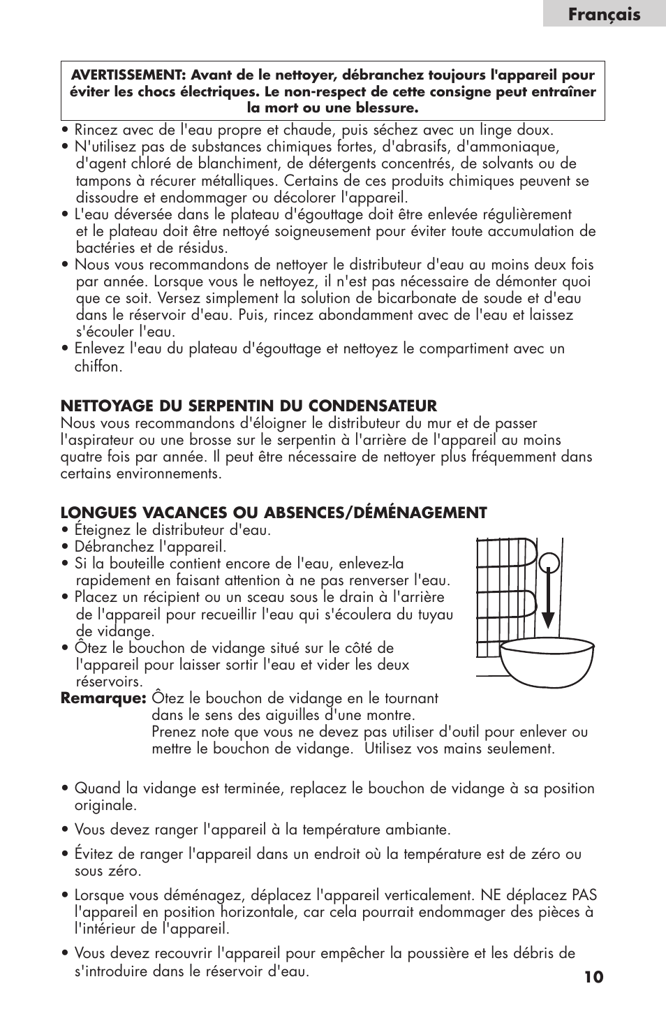 Français | haier WDNS32BW User Manual | Page 23 / 38