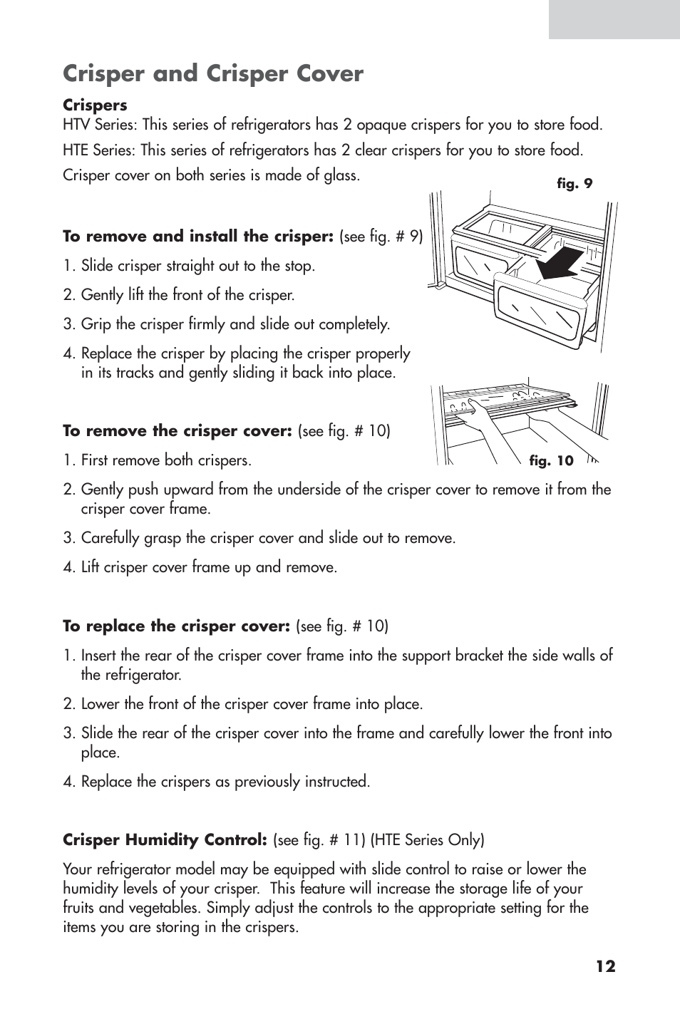 Crisper and crisper cover | haier 16 User Manual | Page 13 / 60