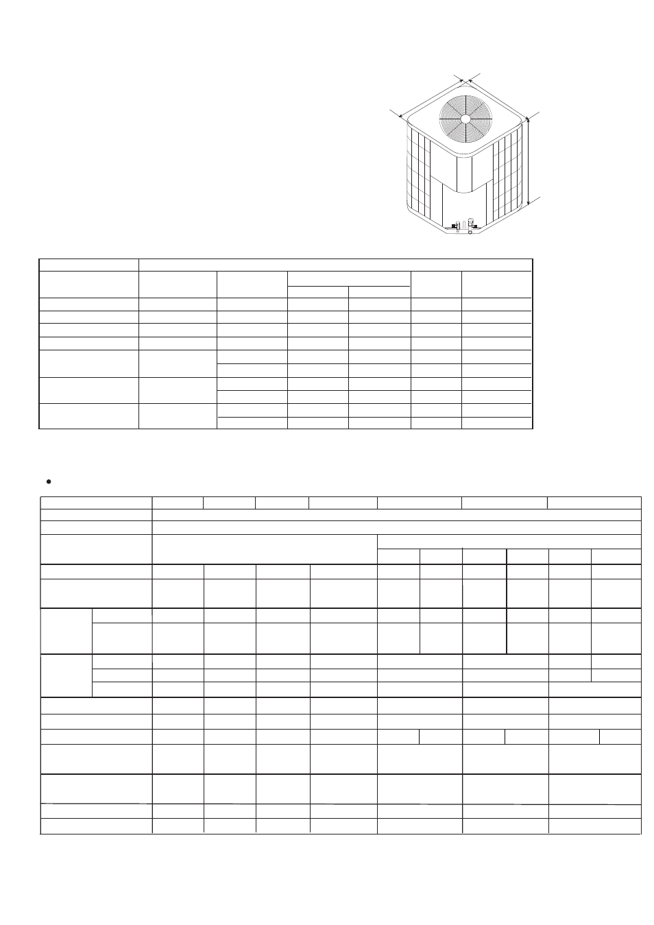 Figure 1, Table 2:system cooling capacity | haier HC18-60A1VAR/S User Manual | Page 5 / 17