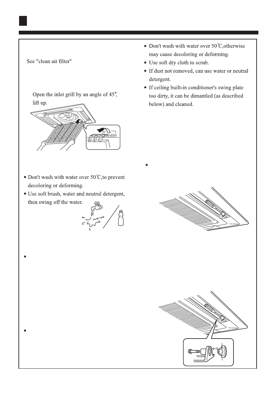 Maintenance, Clean outlet and shell, Dismantle and install swing plate | haier HBU-18HF03 User Manual | Page 10 / 25