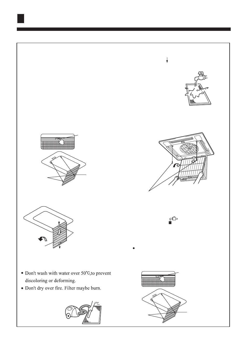 Maintenance, Clean inlet grill, Clean air filter | haier HBU-18HF03 User Manual | Page 9 / 25