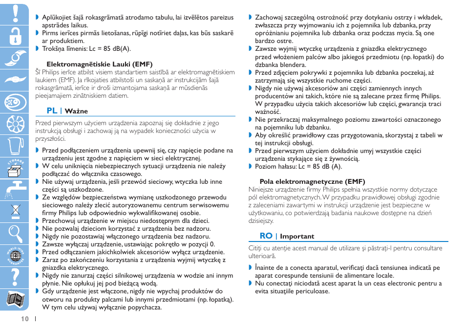 Philips HR 7620 User Manual | Page 10 / 76