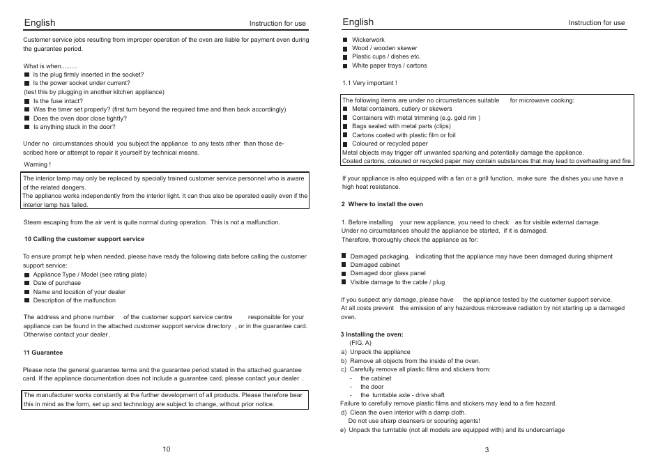English | haier EB-40100E User Manual | Page 5 / 8