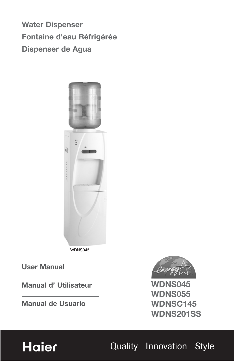 haier WDNS201SS User Manual | 16 pages