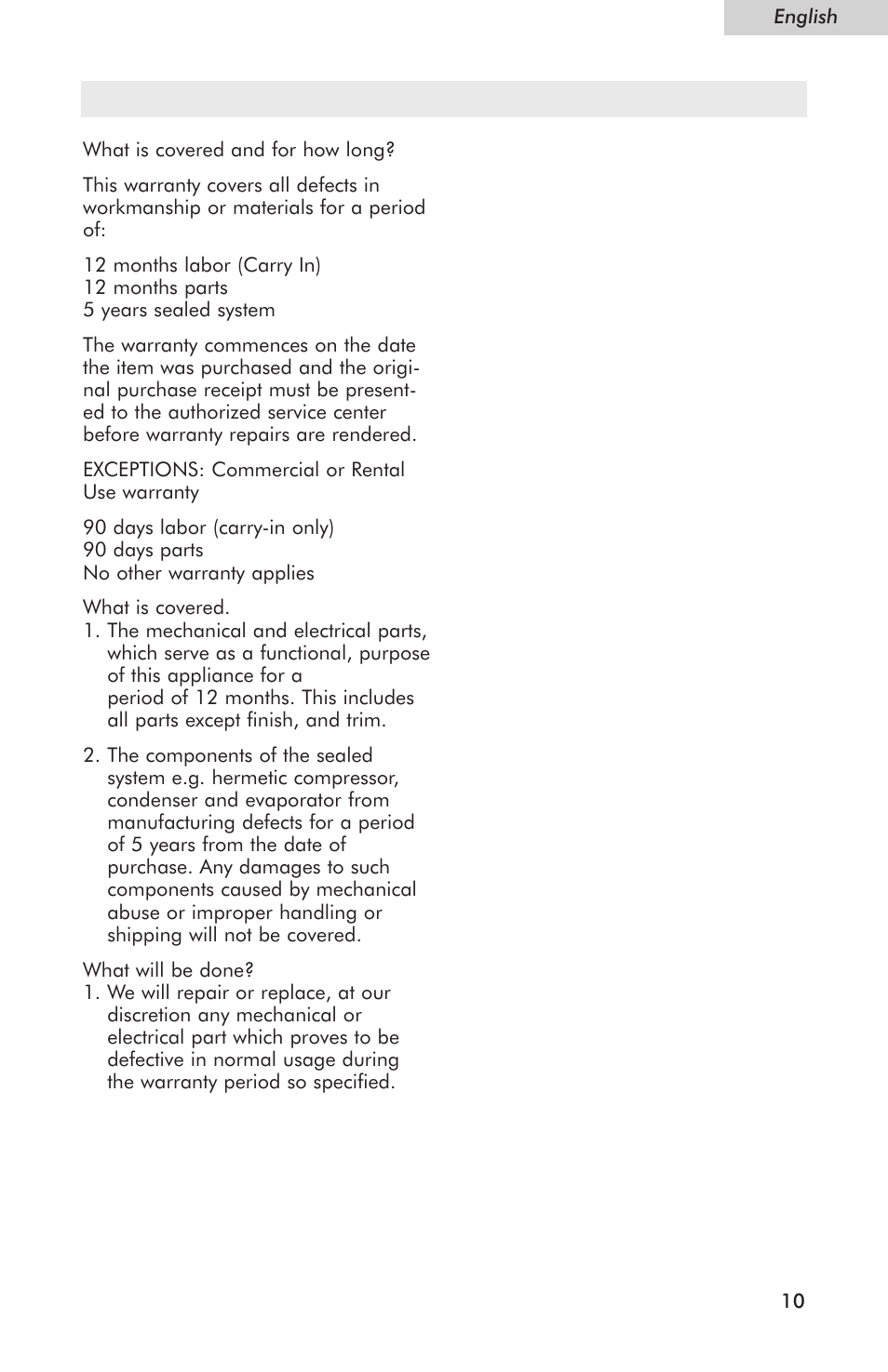 haier Compact Refrigerator HSE04WNC User Manual | Page 11 / 36