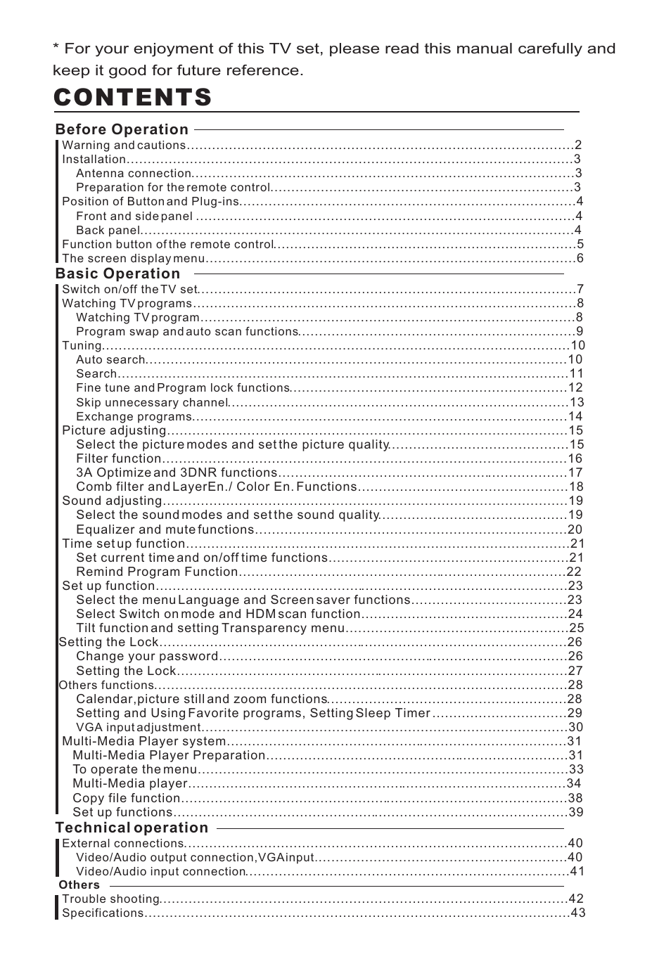 haier D34FA9-AK User Manual | Page 2 / 45