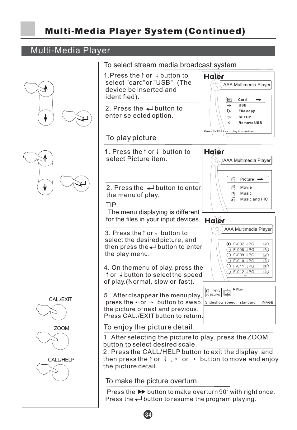 haier D34FA9-AK User Manual | Page 35 / 45