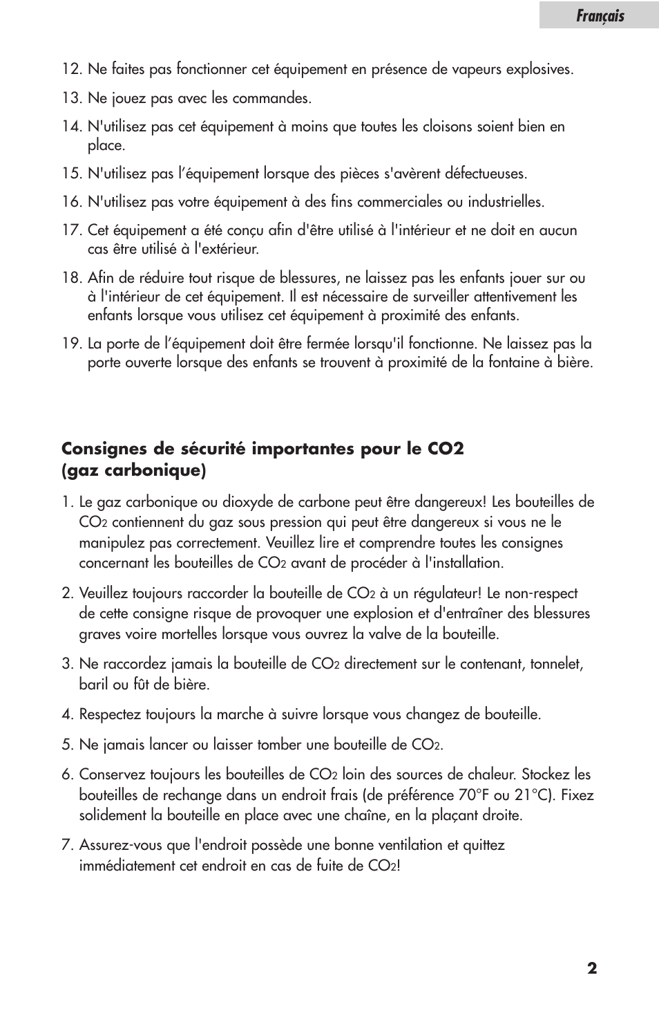 Français | haier HBF05E User Manual | Page 25 / 72