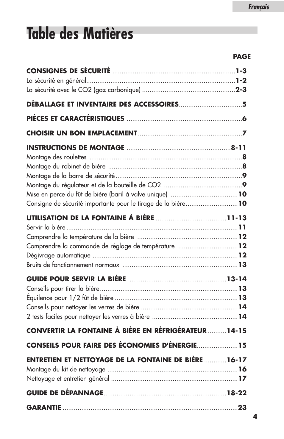 haier HBF05E User Manual | Page 27 / 72
