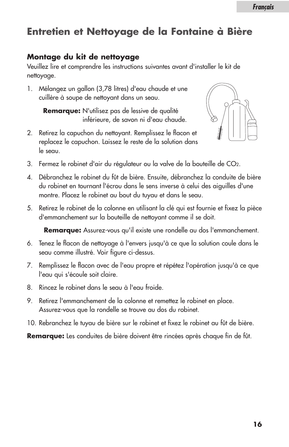 Entretien et nettoyage de la fontaine à bière | haier HBF05E User Manual | Page 39 / 72