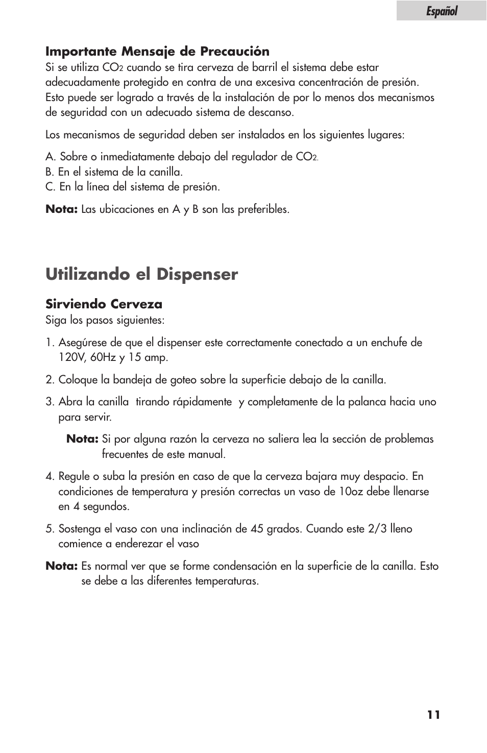 Utilizando el dispenser | haier HBF05E User Manual | Page 57 / 72