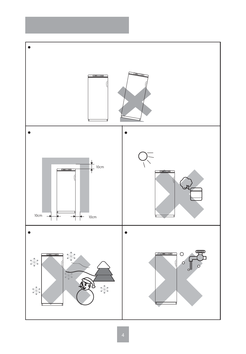 Placing environment | haier HF-299 User Manual | Page 3 / 13