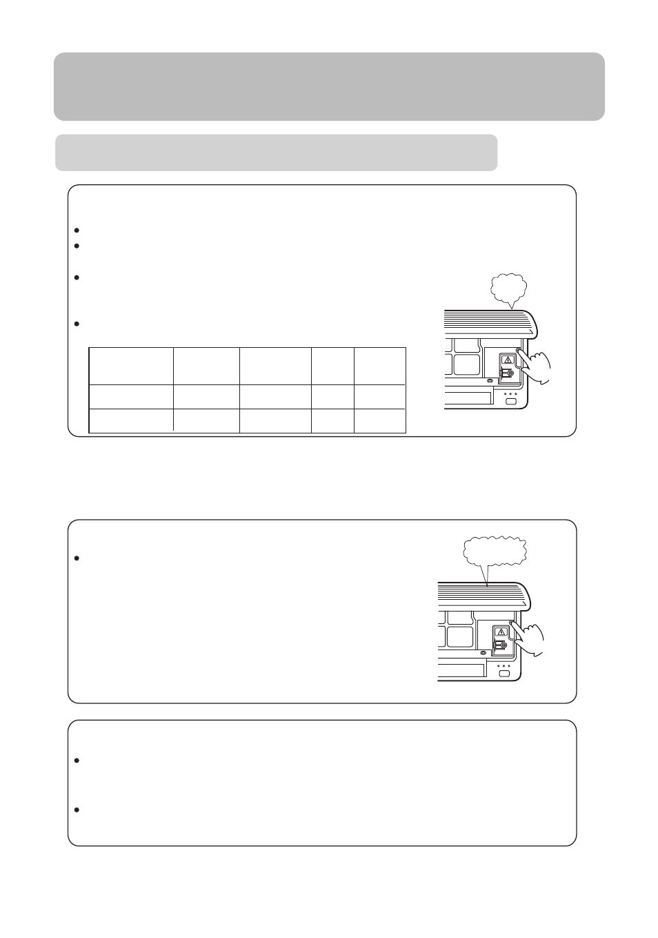 Operation, Emergency operation and test operation, Test operation | Emergency operation | haier Split Type Room Air Conditioner No. 0010551809 User Manual | Page 13 / 17