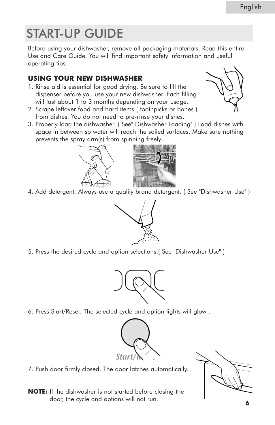 Start-up guide | haier ESD400 User Manual | Page 7 / 33