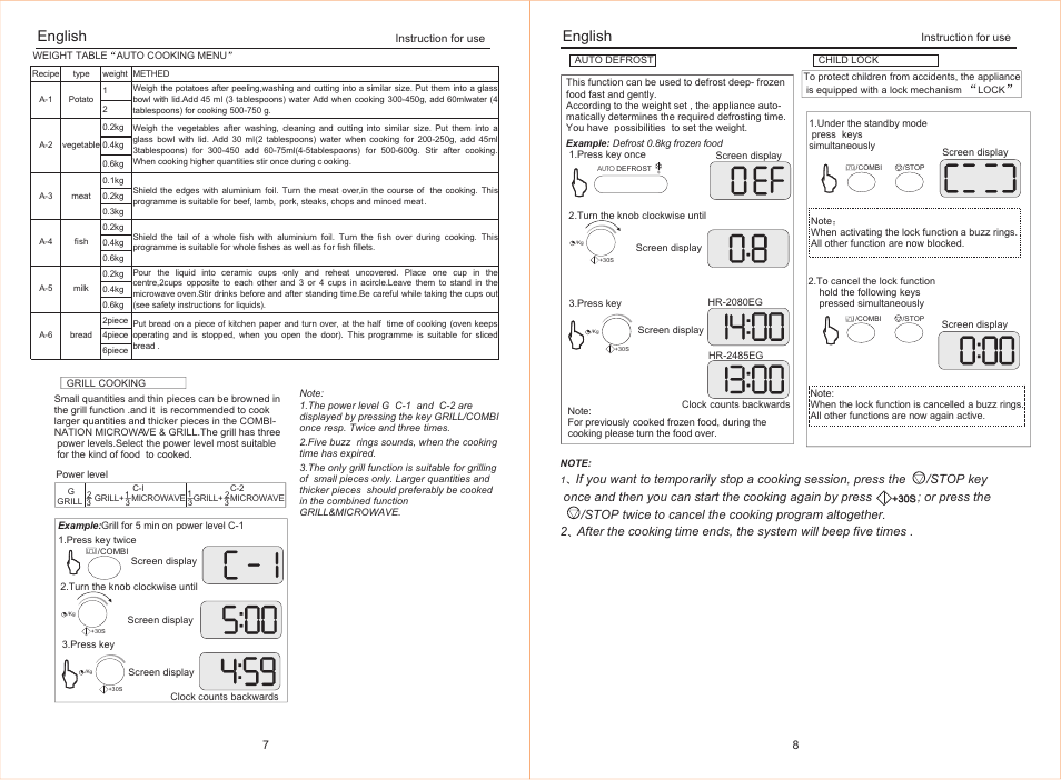 Т³гж 10, English | haier HR-2080EG User Manual | Page 10 / 10