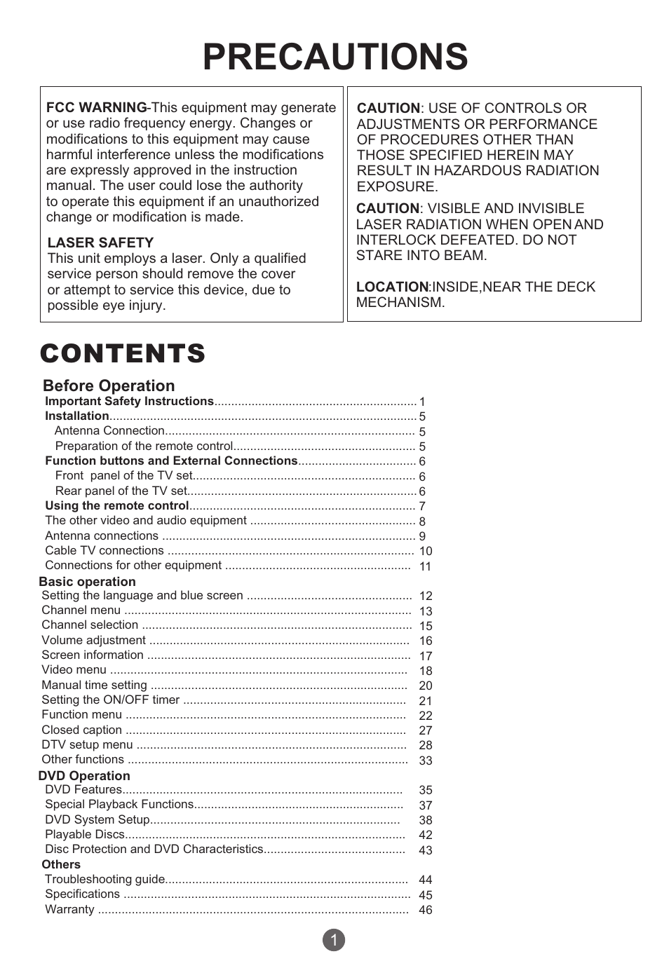 haier TCR13 User Manual | Page 2 / 48