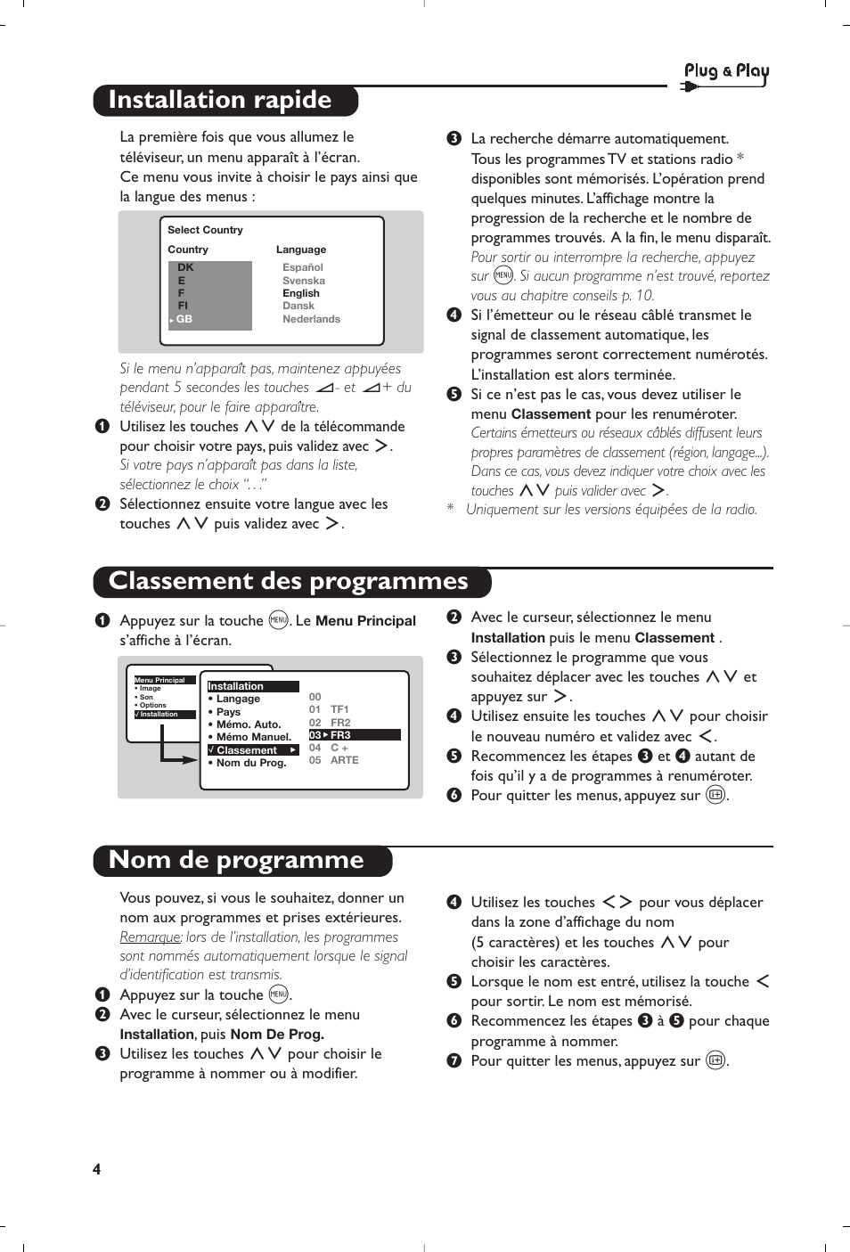 Philips 28PW6618 User Manual | Page 16 / 84