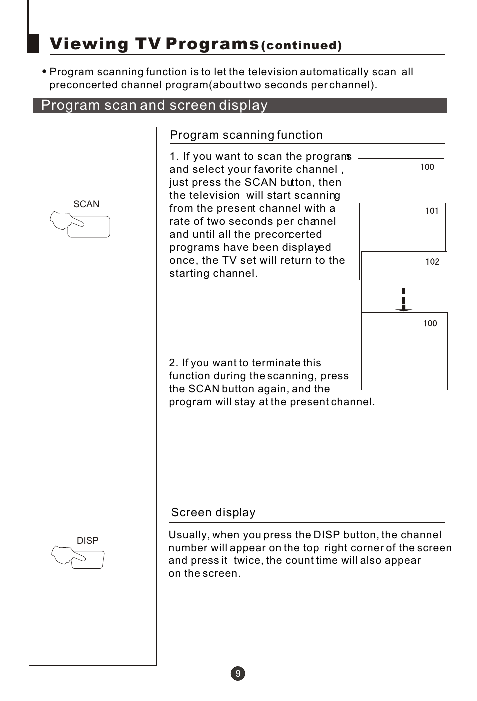 Т³гж 10, Ъ д ¿ д ¯ а а ¼ ° ж б д » п ф к ¾ ¹ ¦ д ь, Viewing tv programs | haier 29FA18 User Manual | Page 10 / 31