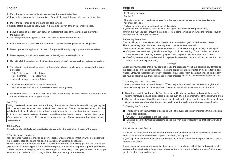 English | haier EB-2080EG User Manual | Page 6 / 8