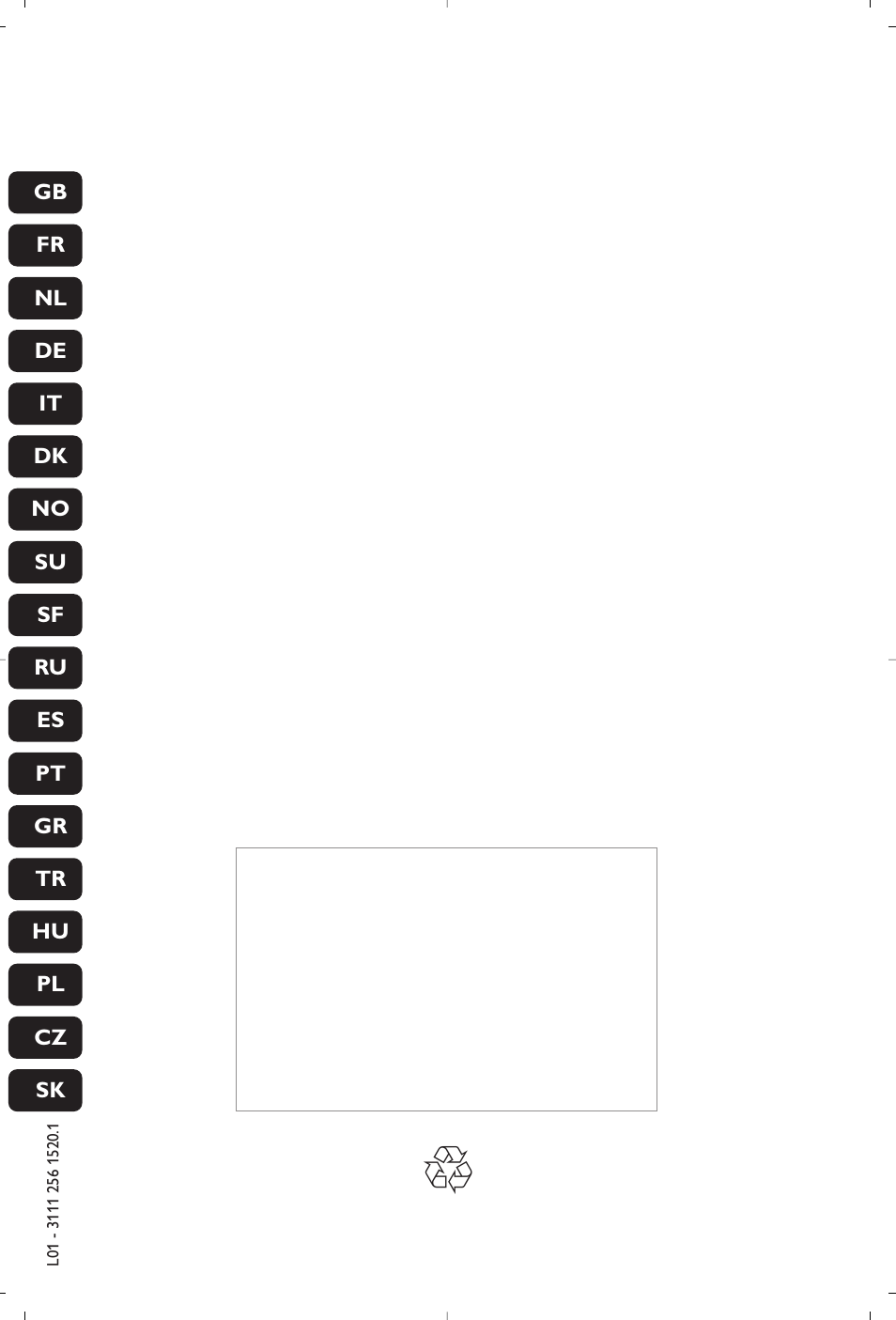 Philips 14PT1356 User Manual | Page 64 / 64