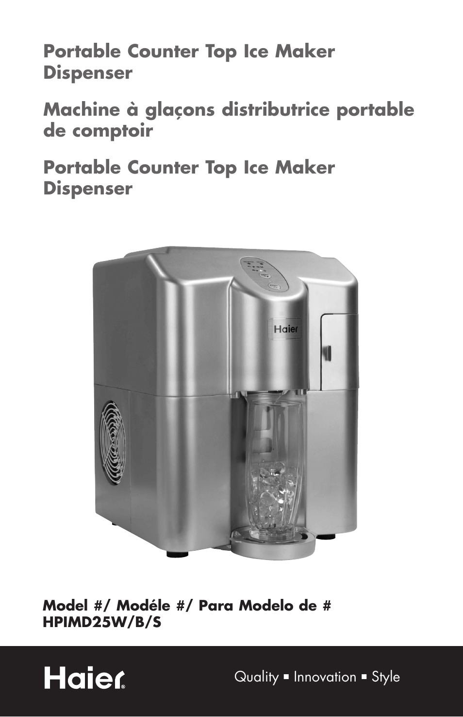 haier HPIMD25B User Manual | 36 pages
