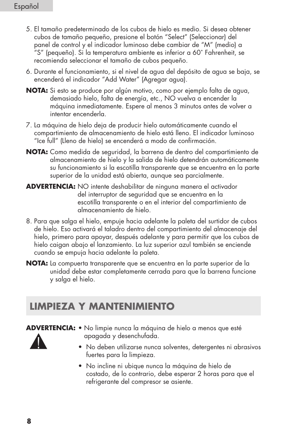 Limpieza y mantenimiento | haier HPIMD25B User Manual | Page 31 / 36