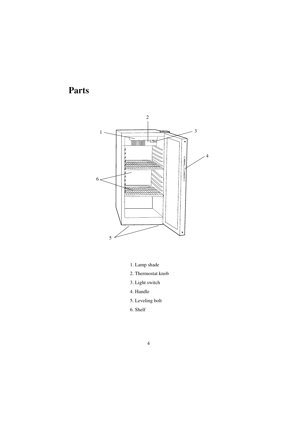 Parts | haier BC-80E/110E User Manual | Page 5 / 15