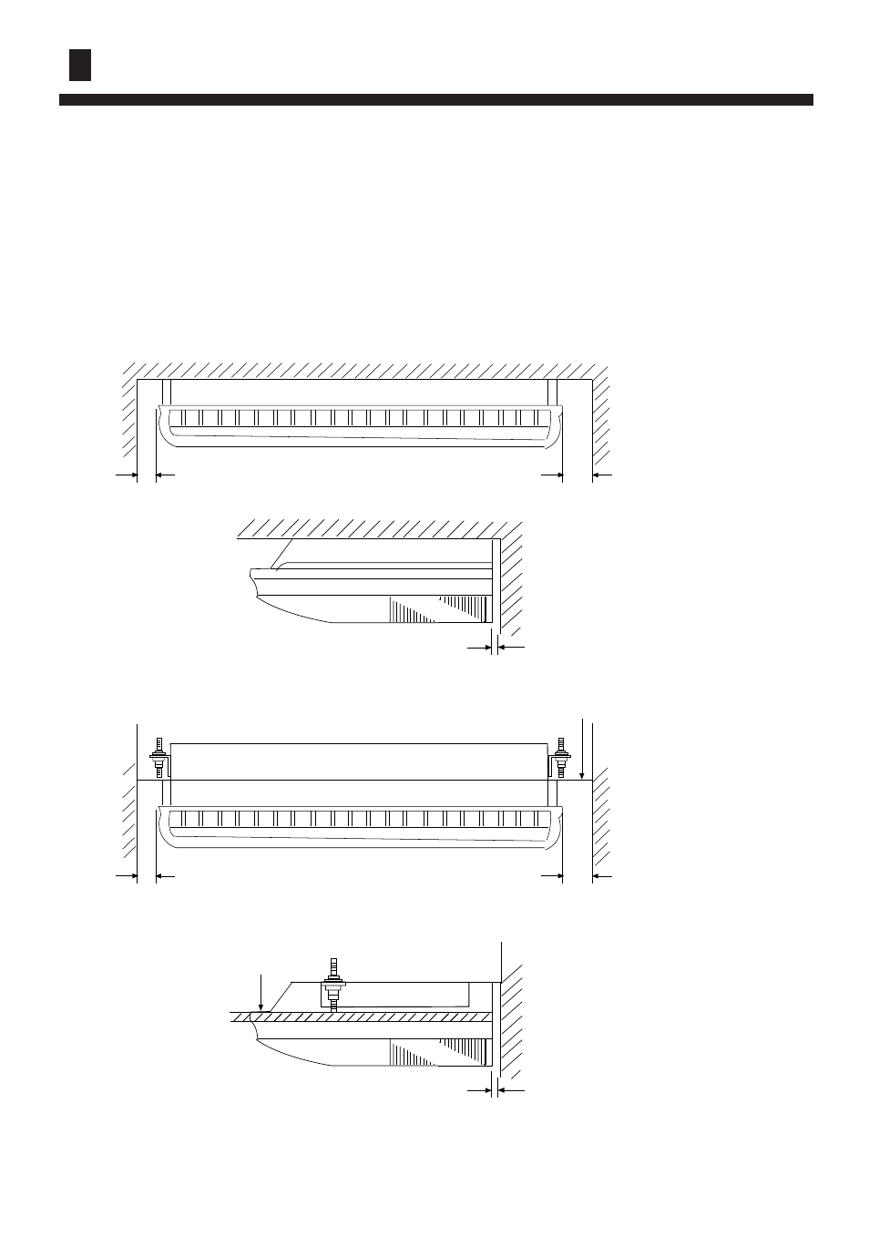 Installation of indoor unit | haier AC282AFEAA User Manual | Page 15 / 31