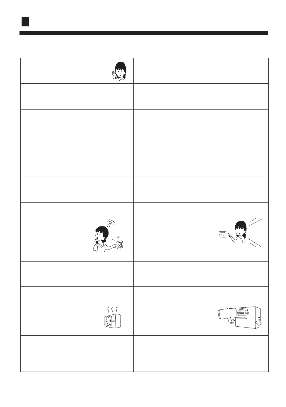 Trouble shooting, Followings are not problems | haier AC282AFEAA User Manual | Page 27 / 31