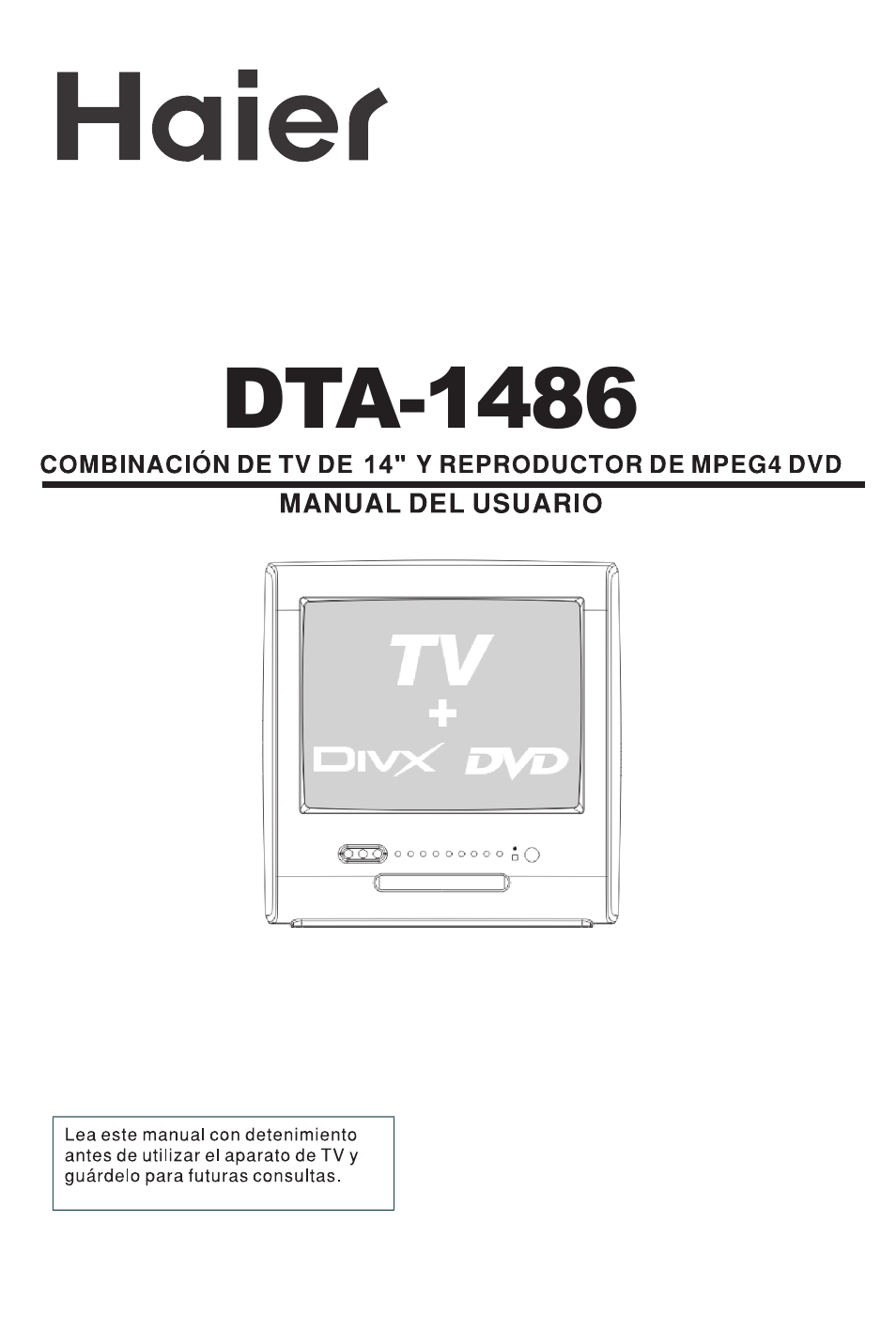 haier DTA-1486 User Manual | Page 33 / 64