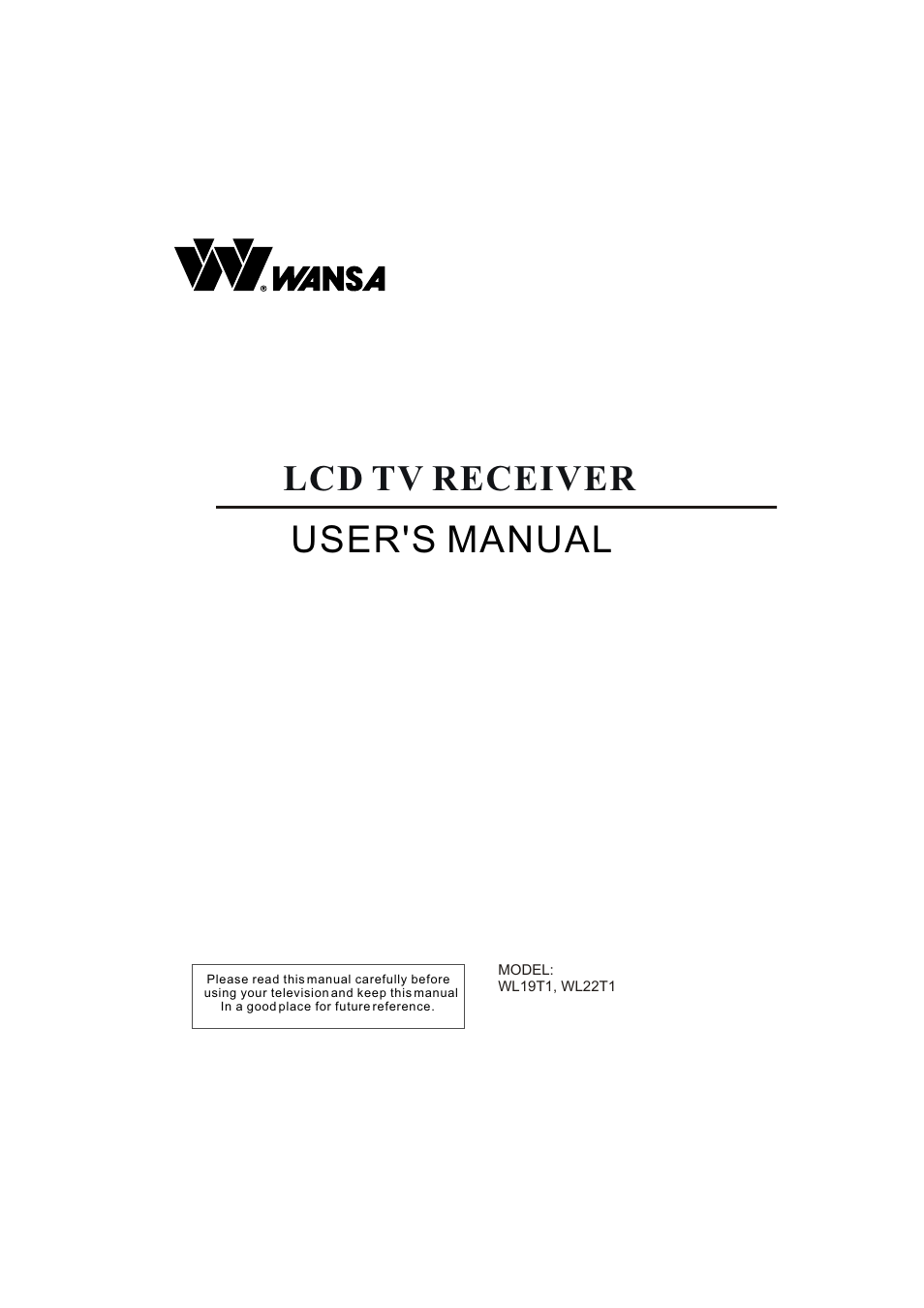 haier WL22T1 User Manual | 27 pages