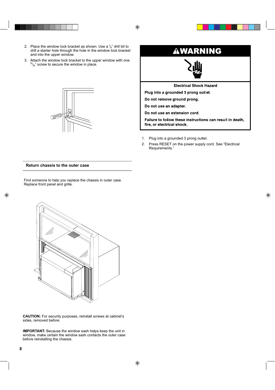 haier ESA424K-L User Manual | Page 8 / 44