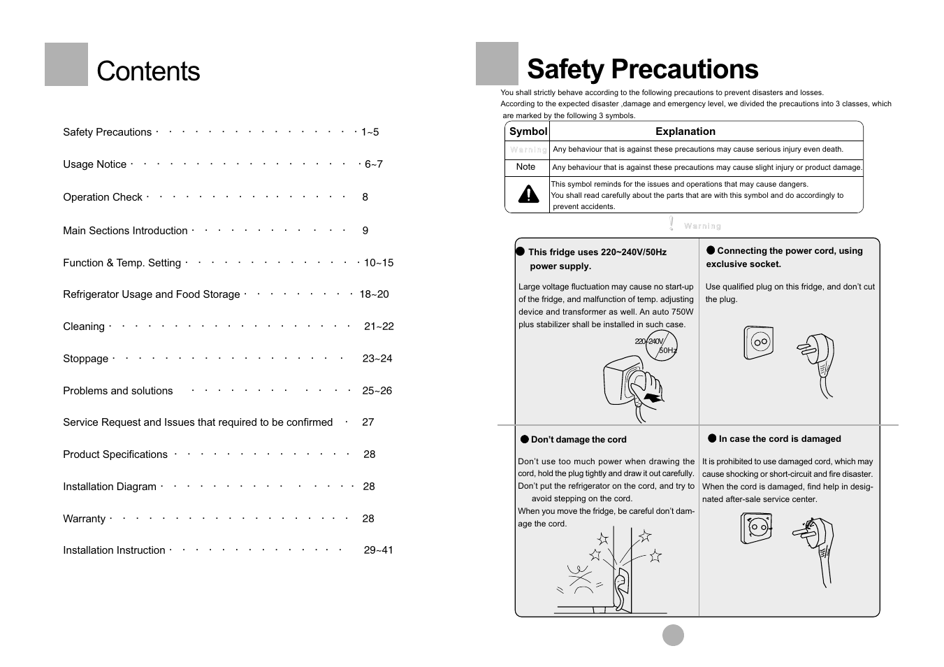 haier HRF-305 User Manual | Page 2 / 23