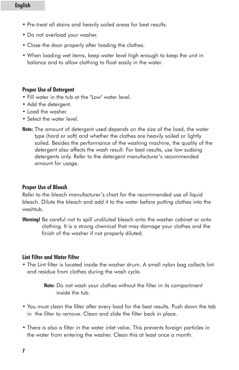 haier HLP23E User Manual | Page 8 / 21