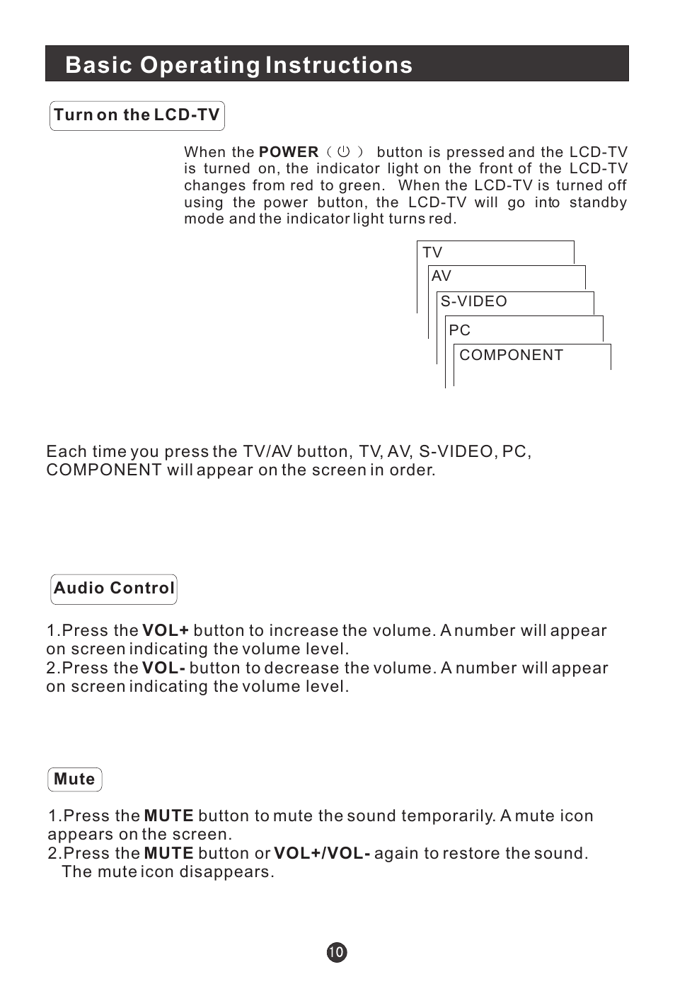 Basic operating instructions | haier HLA15 User Manual | Page 13 / 27