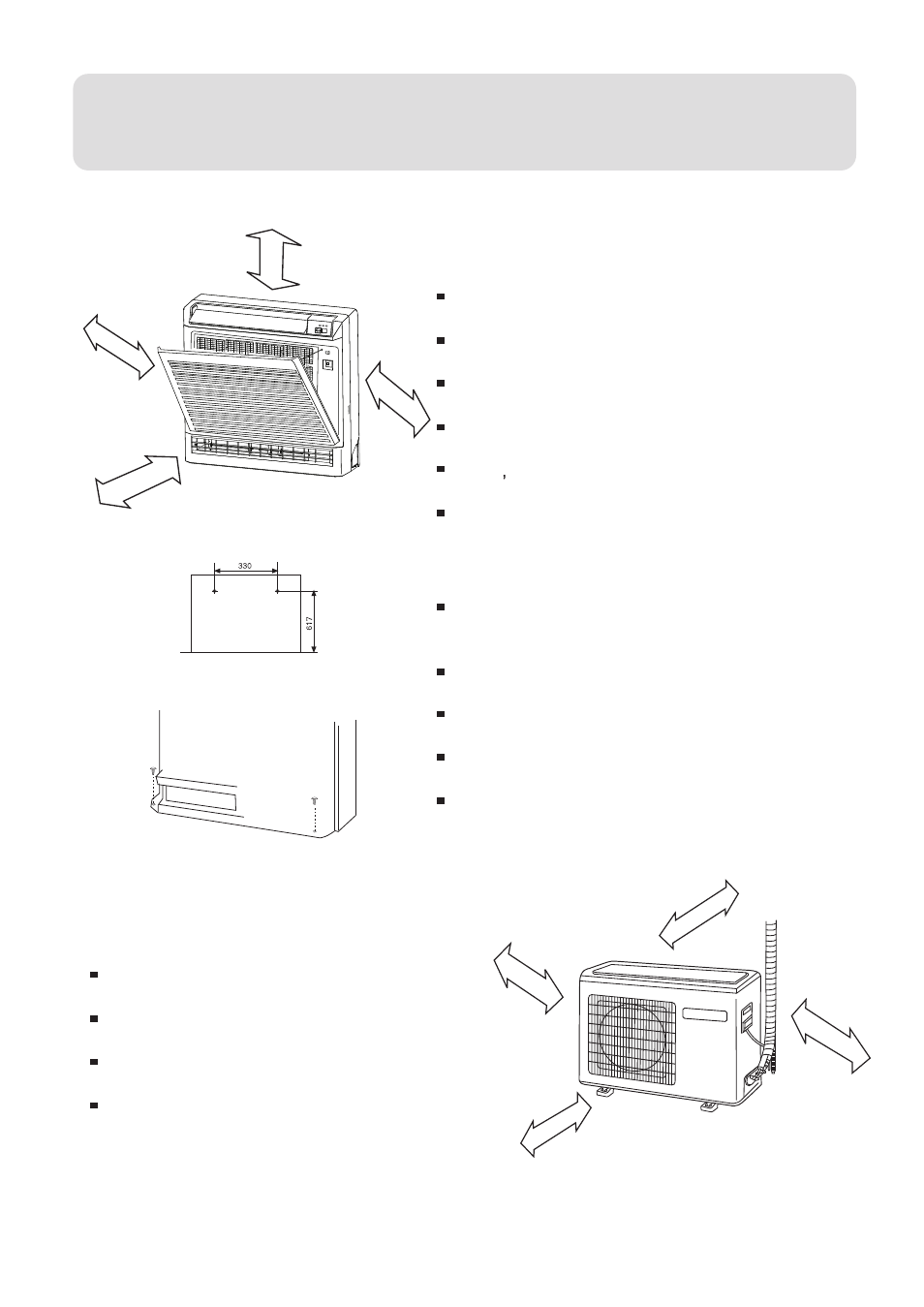Installation manual of room air conditioner, Installation of indoor unit, Installation of outdoor unit | haier 0010557172 User Manual | Page 25 / 31