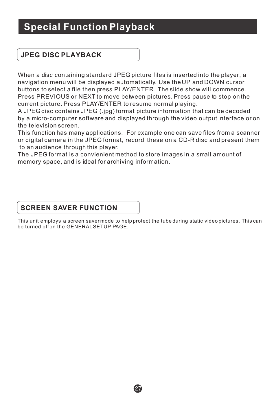 Special function playback | haier HLC15B User Manual | Page 32 / 42