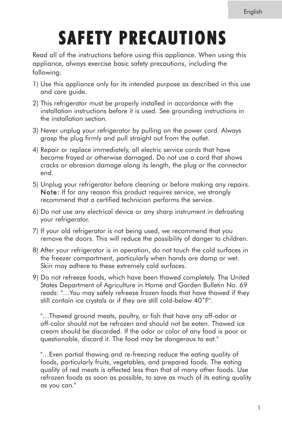 Ssaaffeettyy pprreeccaau uttiio on nss | haier PRTS User Manual | Page 3 / 81