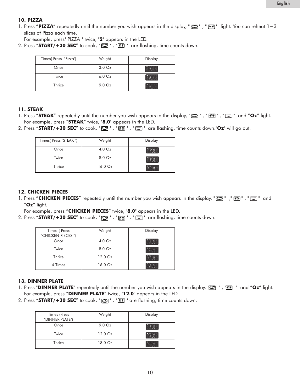 haier MWM13110GSS User Manual | Page 11 / 16