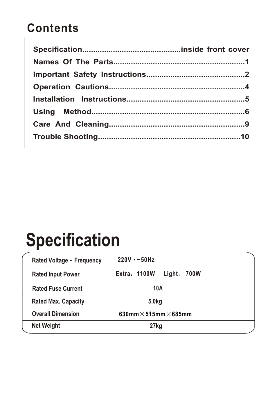 haier HDM8.0-61 User Manual | Page 2 / 12