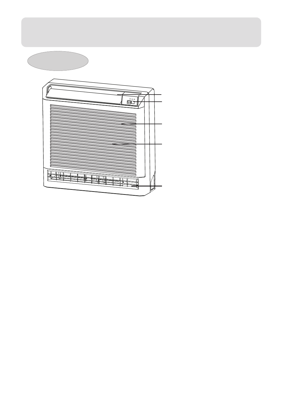 Parts and functions | haier AF122XCEAA User Manual | Page 7 / 17