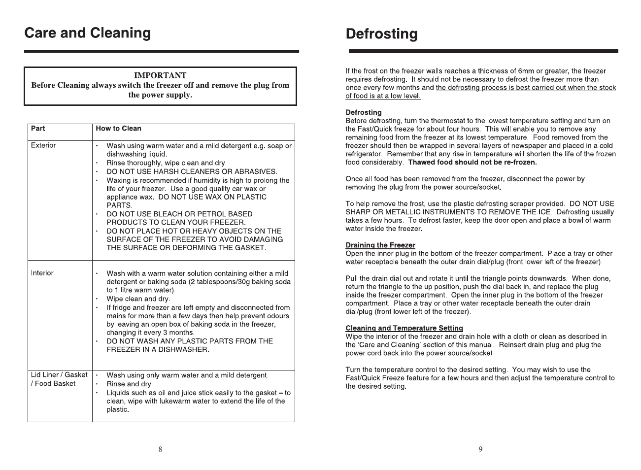 haier BD-142E User Manual | Page 10 / 10