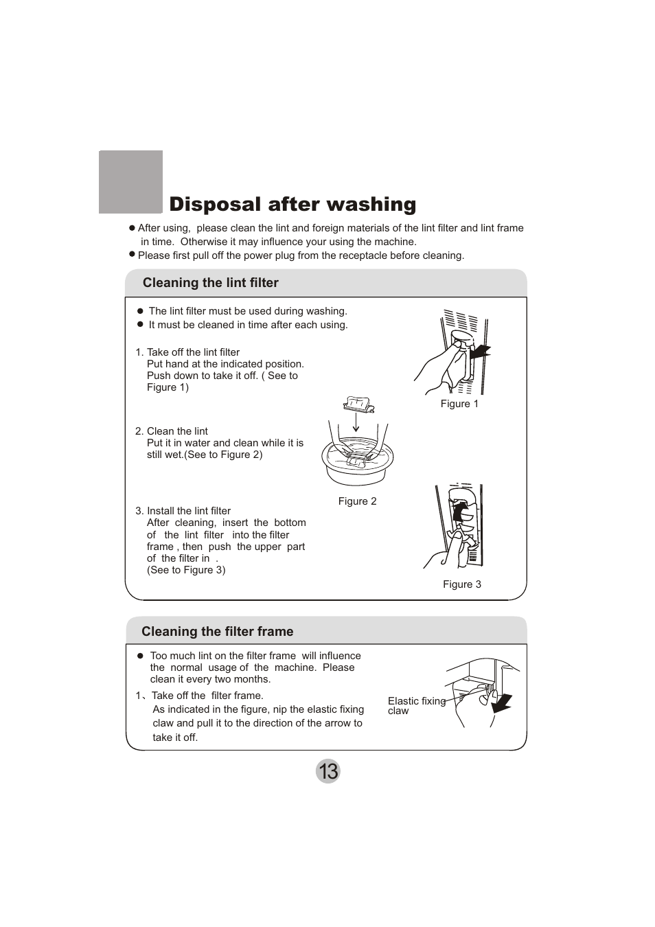 Disposal after washing | haier HWM110-23BS User Manual | Page 15 / 18