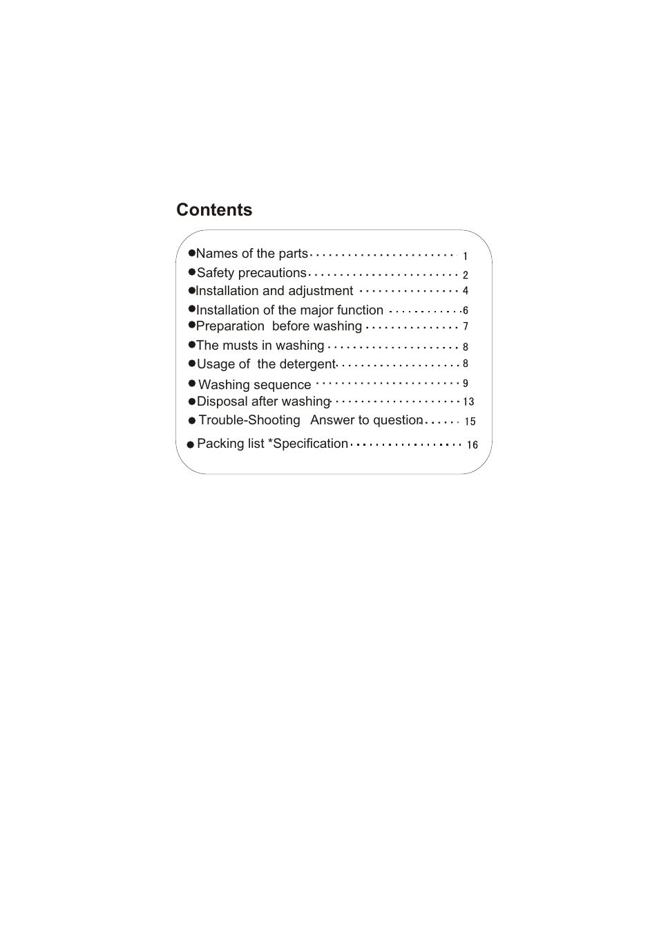 haier HWM110-23BS User Manual | Page 2 / 18
