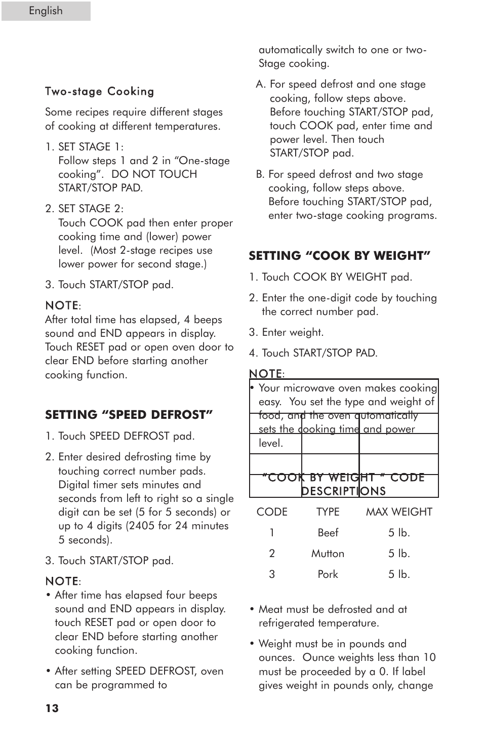 haier MWG7047TW / B User Manual | Page 14 / 22