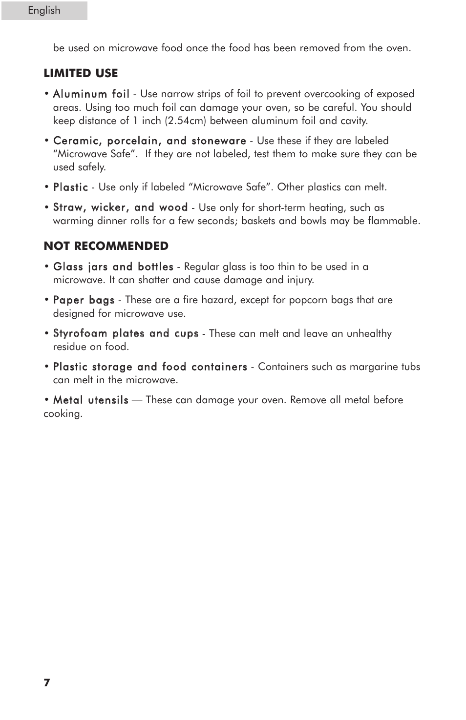 haier MWG7047TW / B User Manual | Page 8 / 22