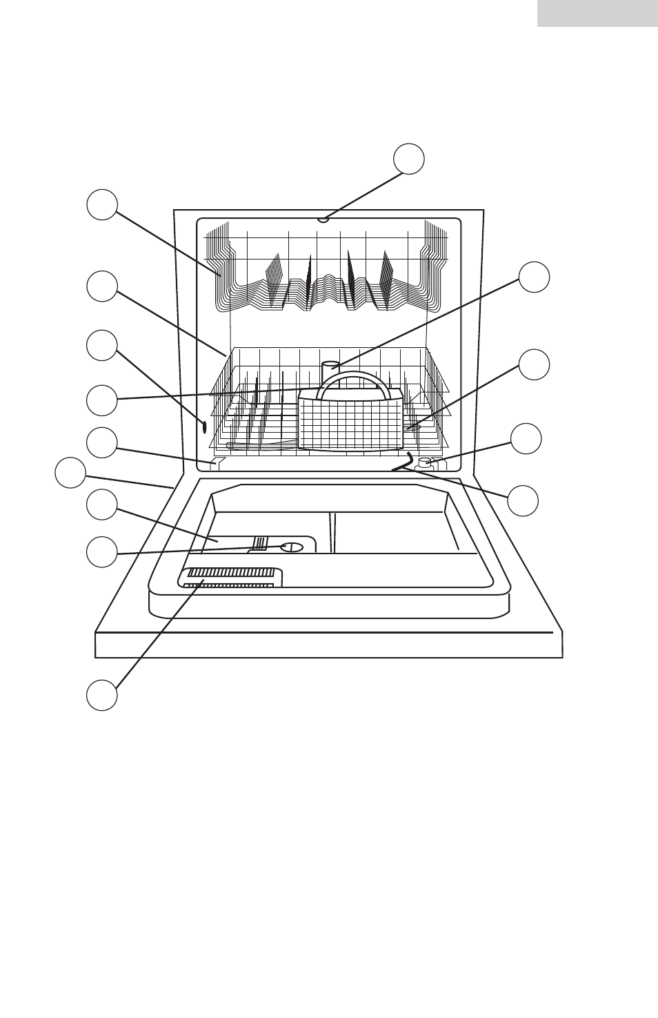 Knowing your dishwasher, Parts and features | haier HDB24EA User Manual | Page 5 / 27
